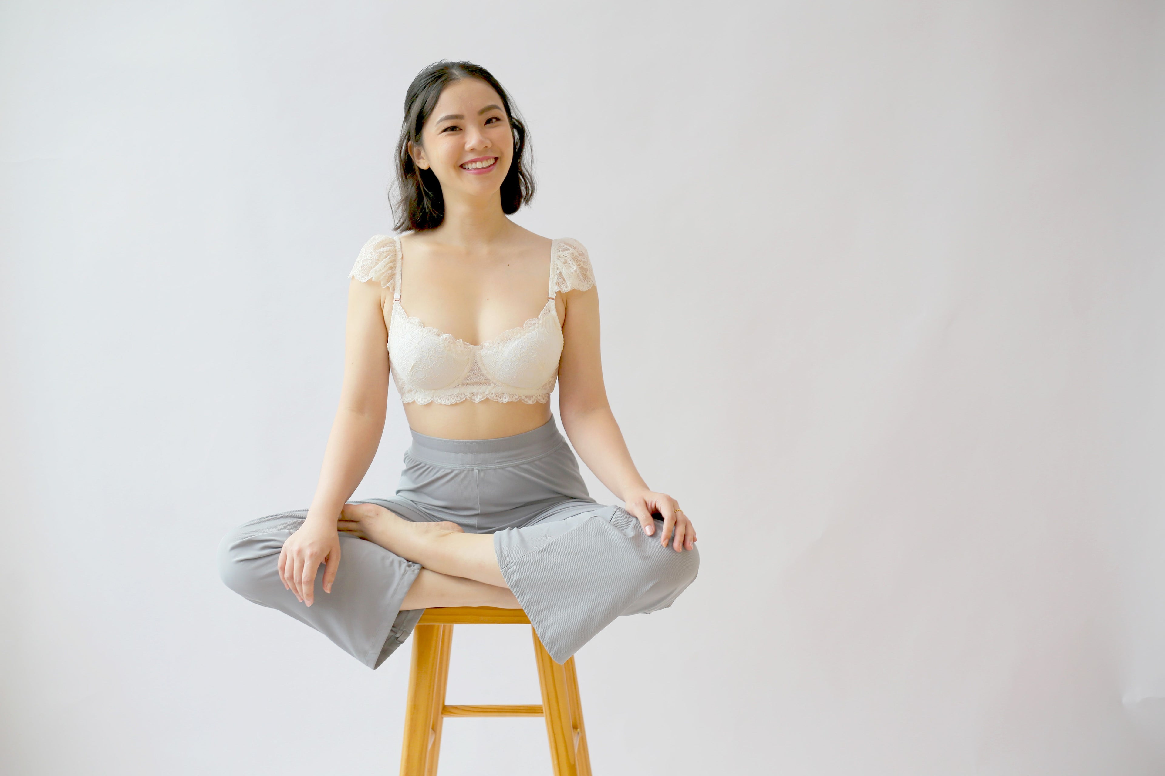 GERLYN Uplift Wired Soft Floral Bralette