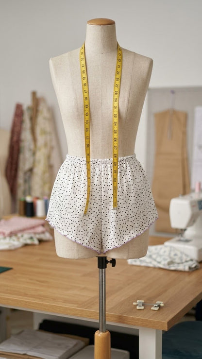 Beginner-Friendly Garment Sewing: Piping &amp; Curved Hem Lounge Shorts