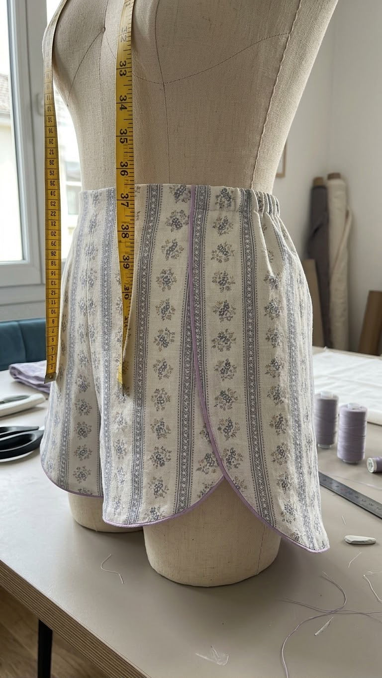 Beginner-Friendly Garment Sewing: Piping &amp; Curved Hem Lounge Shorts