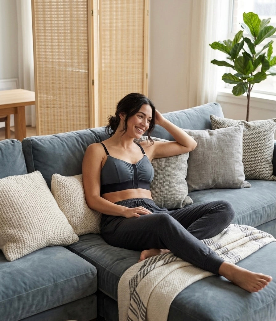 Front Snap and Go: 93% Bamboo Bra