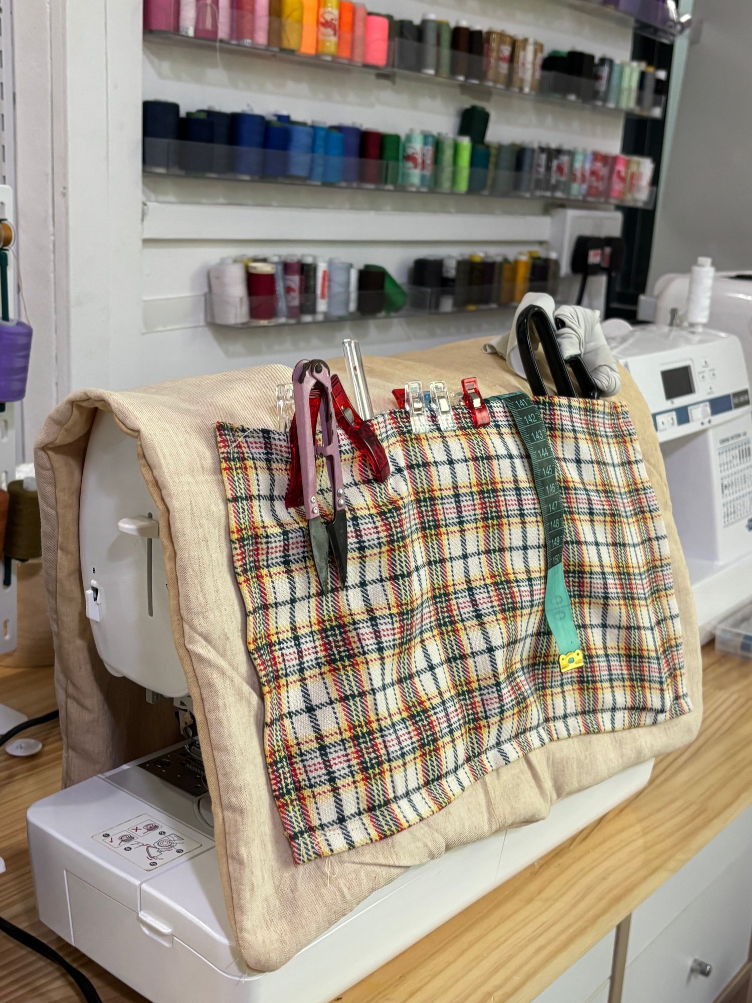 The 2in1 Sewing Machine Sleeve with Pocket Mat Maker: 3 Hour Workshop