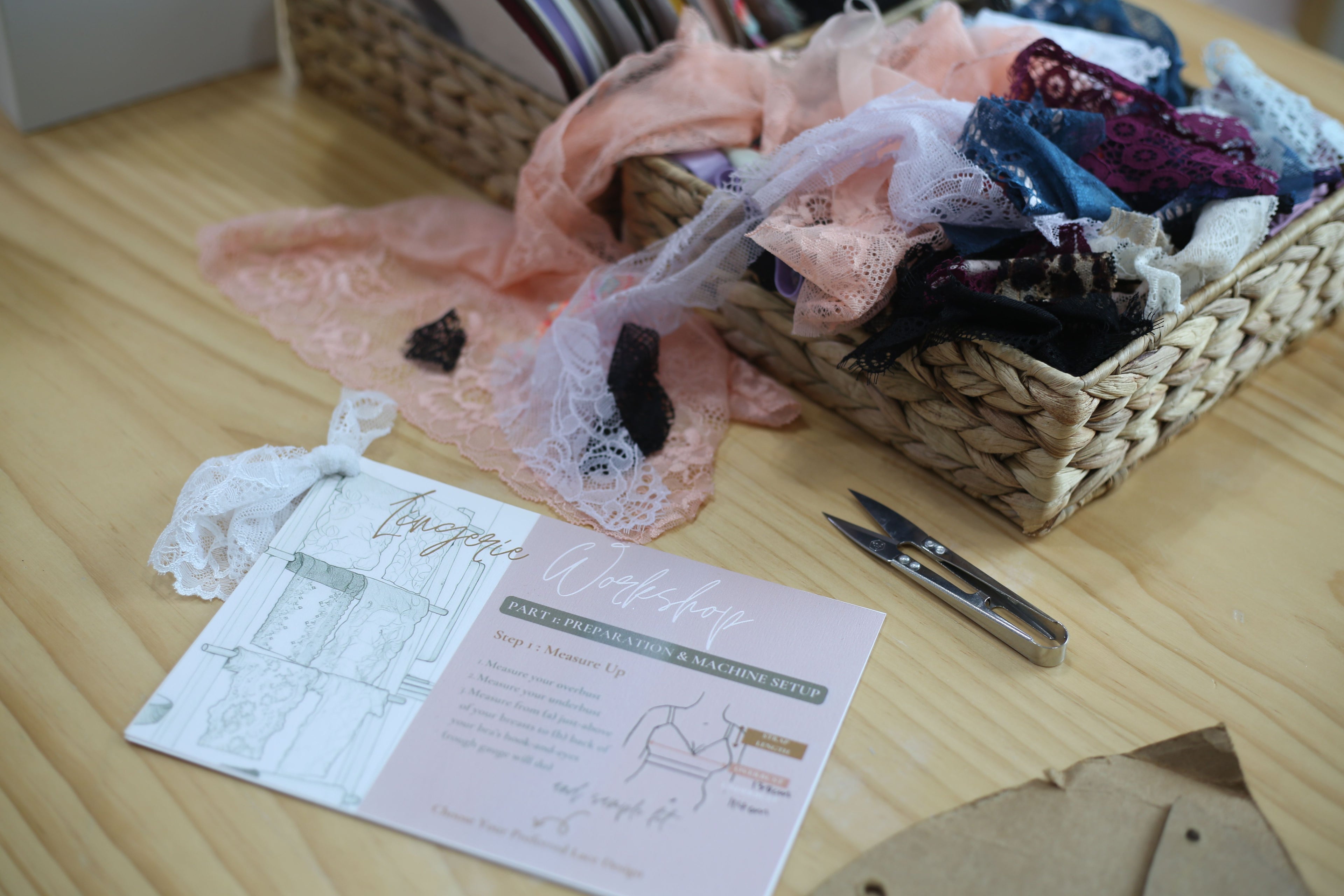 The Bespoke Bralette Assembly Workshop - DIY