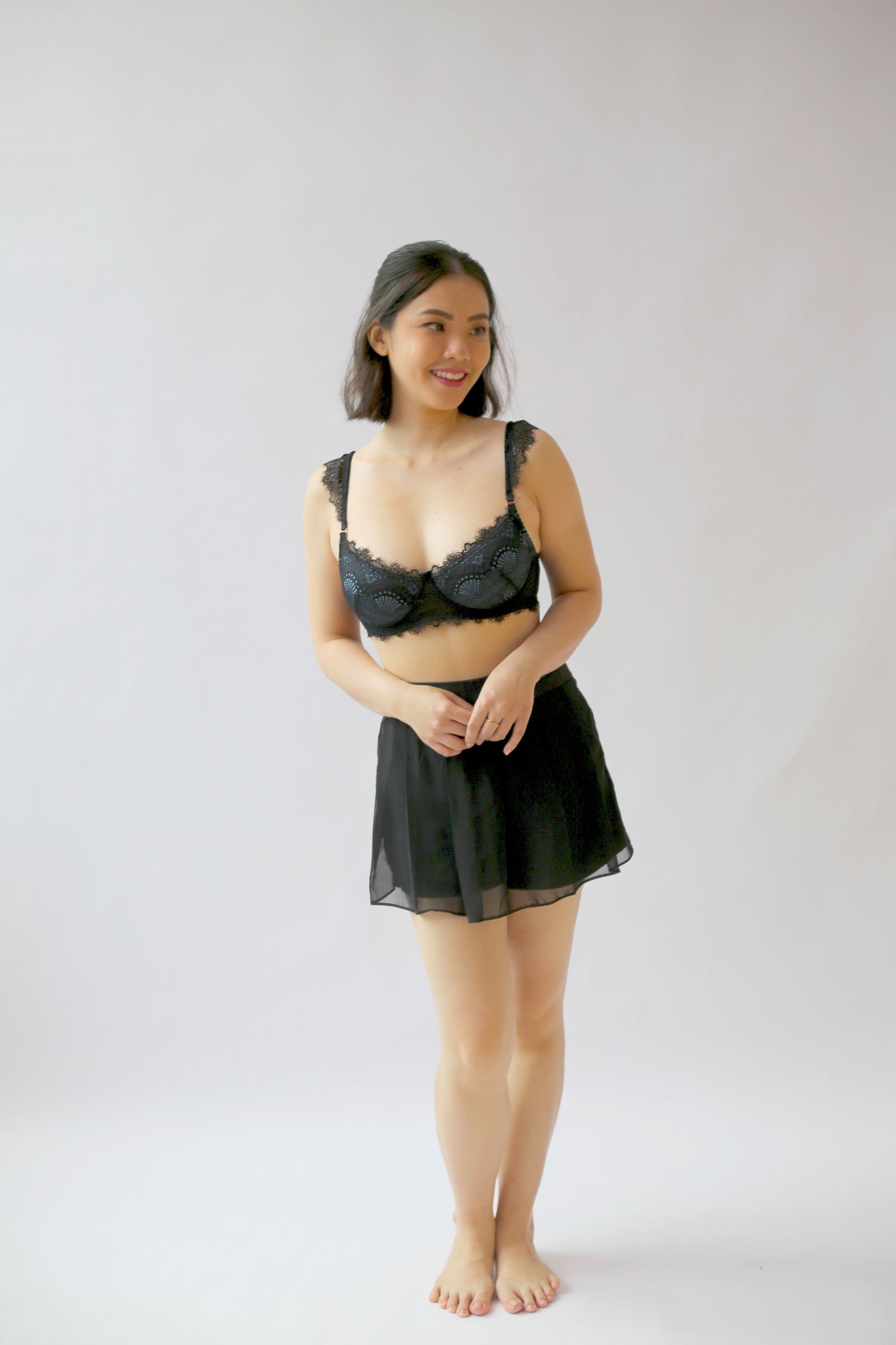 GERLYN Uplift Wired Soft Floral Bralette