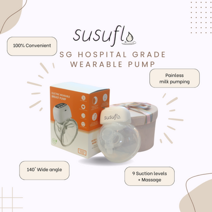 Susuflo Hospital Grade Wearable Pump Gift Box